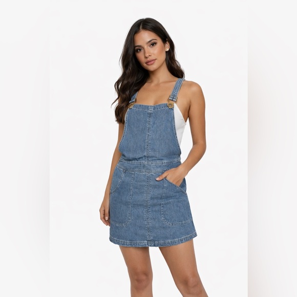 Levi's Dresses & Skirts - Levi’s Silvertab Vintage Denim Overall Dress 90s Y2K - Women’s Size Small
